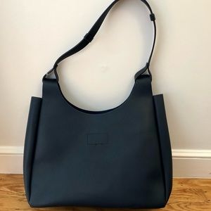 LIKE NEW Neiman Marcus Blue Leather Tote Bag